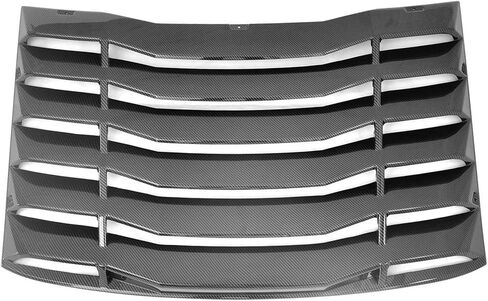 Ikon Motorsports Window Window Counver متوافق مع 2016-2024 Chevy Camaro Coupe 2-Door ، Ikon style ABS Gloss Black Back Windshield Sun Shown Cover Vent in Saudi Arabia