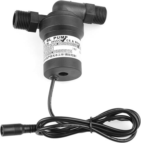 Flexman DC24V 18W مضخة المياه الشمسية ، 1/2BSP خيوط مخرج سخان الماء المتداول لمضخة النافورة نظام الدورة التدريبية الشمسية الدورة الدموية in Kuwait