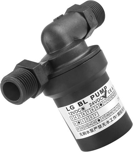 Flexman DC24V 18W مضخة المياه الشمسية ، 1/2BSP خيوط مخرج سخان الماء المتداول لمضخة النافورة نظام الدورة التدريبية الشمسية الدورة الدموية in Kuwait