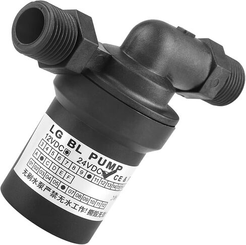 Flexman DC24V 18W مضخة المياه الشمسية ، 1/2BSP خيوط مخرج سخان الماء المتداول لمضخة النافورة نظام الدورة التدريبية الشمسية الدورة الدموية in Kuwait