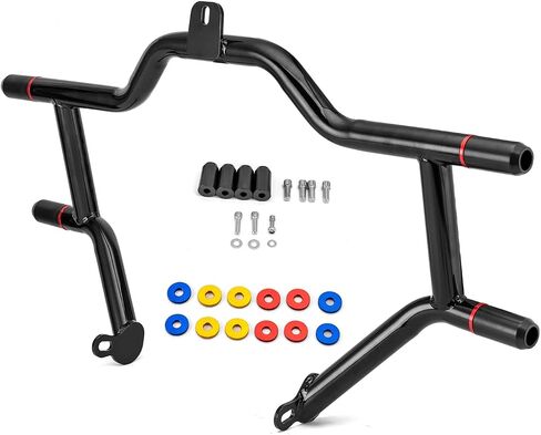 Wsays Front Engine Guard Bars دراجة نارية على الطرق السريعة المتوافقة مع Harley Touring Street Electra Road Road King Ultra Limited 2009-2023 (بدون انخفاض في الهدية) in Saudi Arabia
