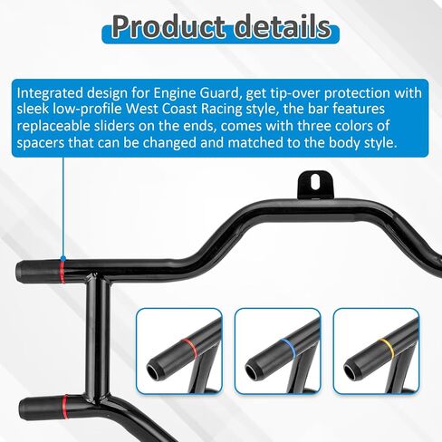 Wsays Front Engine Guard Bars دراجة نارية على الطرق السريعة المتوافقة مع Harley Touring Street Electra Road Road King Ultra Limited 2009-2023 (بدون انخفاض في الهدية) in Saudi Arabia