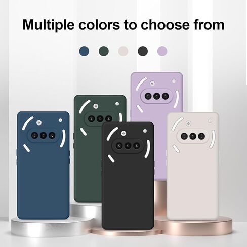 حافظة من السيليكون متوافقة مع هاتف Google Pixel 8A، حافظة هاتف ناعمة الملمس حريرية بالكامل مع حماية للكاميرا، غطاء مقاوم للصدمات مع بطانة من الألياف الدقيقة، أخضر in Kuwait