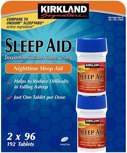 Kirkland Signature Sleep Aid ، 192 قرصًا in Saudi Arabia