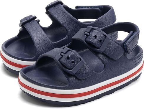 Toddler Buckle Sandals Open Toe Water Sandal with Adjustable Back Strap for Boys Girls in Saudi Arabia