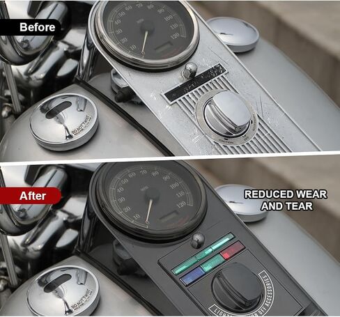 Newsmarts Motor Sycerbycl Speedo Dash Panel Cover Housing Black Kit for Harley Heritage for Softail for Fatboy for Softail Springer 91- ؛ لـ Softail 91 و 93- ؛ الولد الشرير in Kuwait