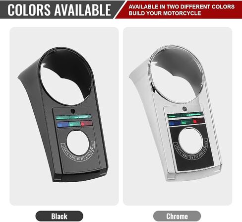 Newsmarts Motor Sycerbycl Speedo Dash Panel Cover Housing Black Kit for Harley Heritage for Softail for Fatboy for Softail Springer 91- ؛ لـ Softail 91 و 93- ؛ الولد الشرير in Kuwait