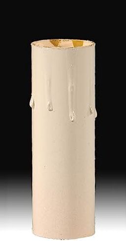 B&P Lamp® 6" Height, Ivory-Tinted Drip Candle Covers, Standard Size in Saudi Arabia