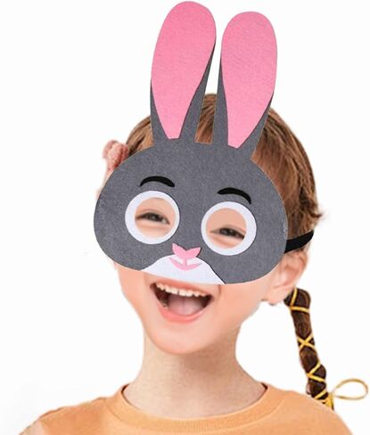 شعرت Animal Masquerade Mask Noveltycartoon Halloween Face Mask for Fors Prom Prom in Kuwait
