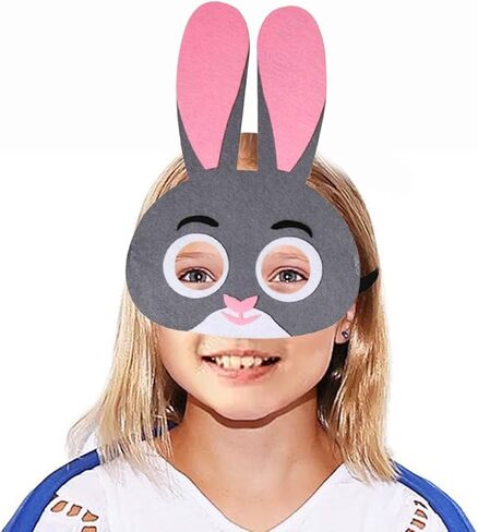 شعرت Animal Masquerade Mask Noveltycartoon Halloween Face Mask for Fors Prom Prom in Kuwait