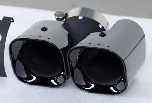 خان نظرة أنبوب الذيل نوبات الحلق لمدافع LR 110 130 90 2020 2021 2022 2023 2024 2025 مزدوج أنابيب العادم تعديل العادم الملحقات الزخرفية الفولاذ المقاوم للصدأ in Kuwait