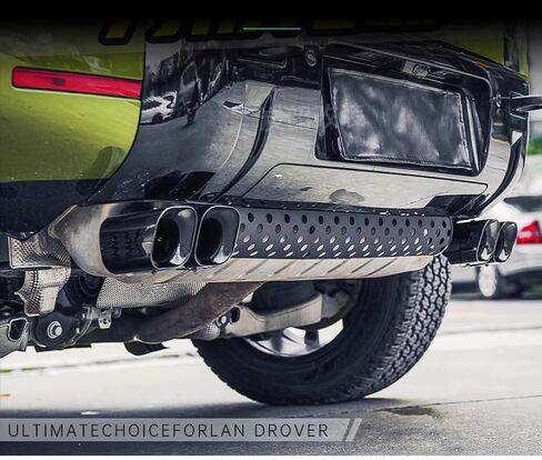 خان نظرة أنبوب الذيل نوبات الحلق لمدافع LR 110 130 90 2020 2021 2022 2023 2024 2025 مزدوج أنابيب العادم تعديل العادم الملحقات الزخرفية الفولاذ المقاوم للصدأ in Kuwait