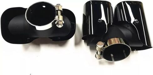 خان نظرة أنبوب الذيل نوبات الحلق لمدافع LR 110 130 90 2020 2021 2022 2023 2024 2025 مزدوج أنابيب العادم تعديل العادم الملحقات الزخرفية الفولاذ المقاوم للصدأ in Kuwait