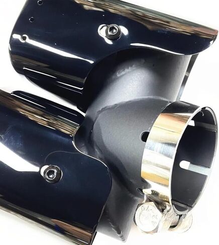 خان نظرة أنبوب الذيل نوبات الحلق لمدافع LR 110 130 90 2020 2021 2022 2023 2024 2025 مزدوج أنابيب العادم تعديل العادم الملحقات الزخرفية الفولاذ المقاوم للصدأ in Kuwait