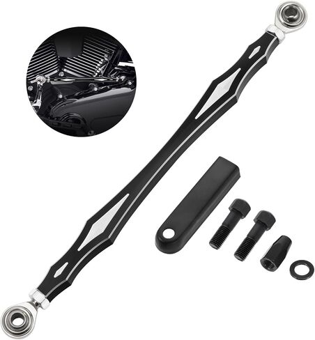 Amazicha Black Shift Linkage Gear Syfter Linkage متوافق مع Harley Touring Electra Street Glide 1980-Later in Kuwait