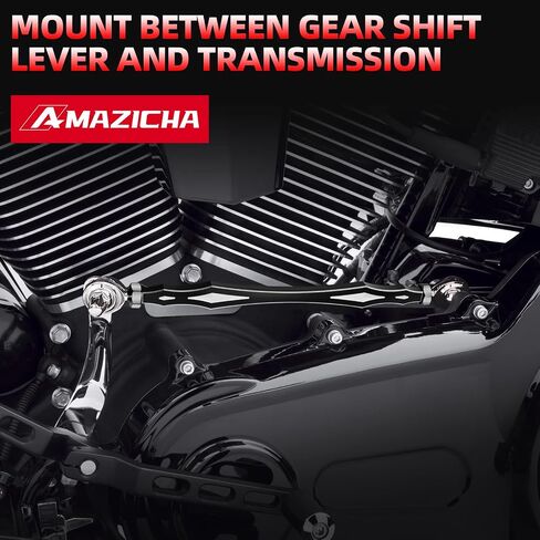 Amazicha Black Shift Linkage Gear Syfter Linkage متوافق مع Harley Touring Electra Street Glide 1980-Later in Kuwait