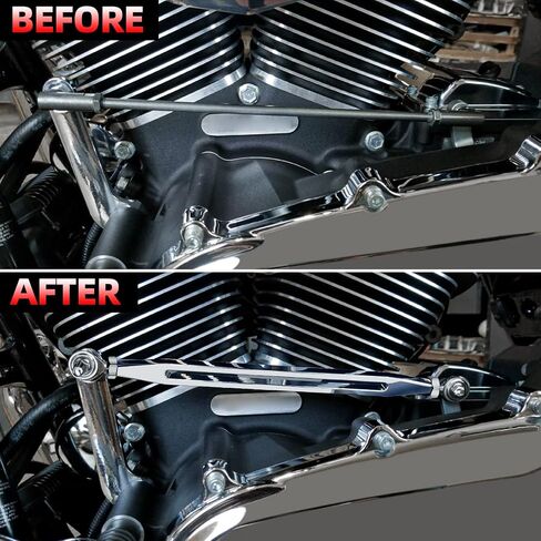 Amazicha Black Shift Linkage Gear Syfter Linkage متوافق مع Harley Touring Electra Street Glide 1980-Later in Kuwait