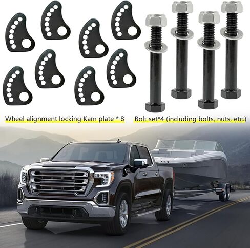 كامبر براغي مجموعة تشيفي سيلفرادو 1500 2500 3500 GMC Sierra 1500 2500 3500 2WD 4WD ؛ 4 PCS Caster/Camber محاذاة الترباس in Saudi Arabia