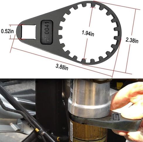 أداة مفصل مياه الفواصل عن حاملة الحاملة السفلية ومرشح الوقود لـ Yamaha 4 Strokes 150 إلى 350 حصان (الرقم التسلسلي 0406) ، F150-F350 ، 2.6L 3.3L ، Black in Kuwait