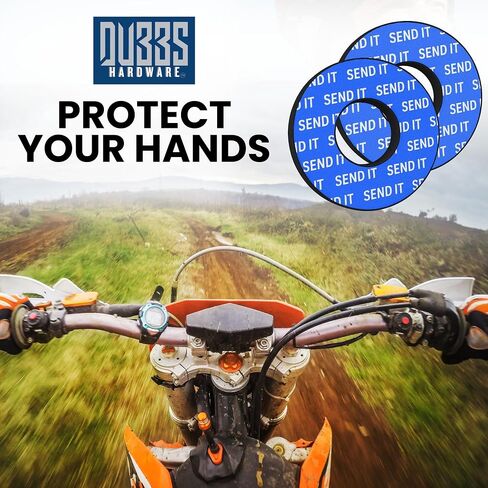 SEND IT Grip Donuts for Motorcycle, Dirt Bike, BMX, ATV - Soft Foam Pads to Prevent Blisters - Universal Fit, Easy Install, Multiple Colors - Durable, Comfortable, Anti-Vibration Handlebar Accessories in Saudi Arabia