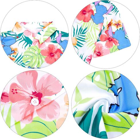 Hawaiian Shirts for Women Ohana Means Family Shirt Hawaii Tropical Graphic Tees Summer Beach Button up Tops in Saudi Arabia