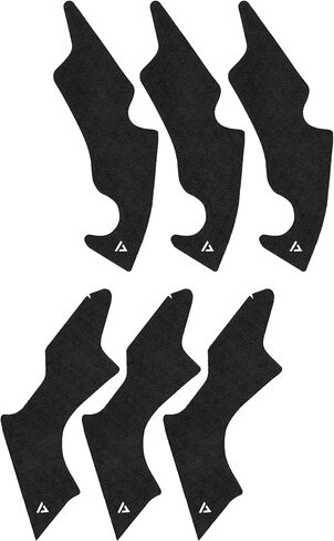 Honda CR125 CR250 Rubberized Frame Grip Tape/Guard │ (Fits: 2002-2007) (3 Pairs - Black) in Kuwait