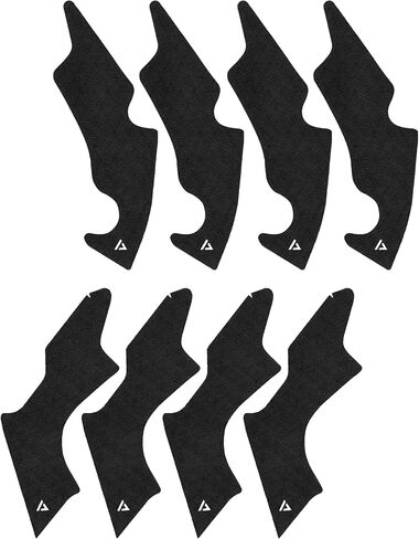 Honda CR125 CR250 Rubberized Frame Grip Tape/Guard │ (Fits: 2002-2007) (3 Pairs - Black) in Kuwait