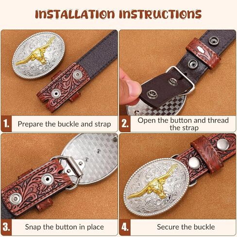 3-Pack Kids Western Belt Straps Genuine Leather for Boys & Girls in Saudi Arabia