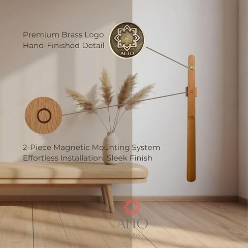 ALTO Premium Wooden Shoehorn 55cm (21.6in) | Wall Mounted | 3 Colors | BeechWood in Kuwait