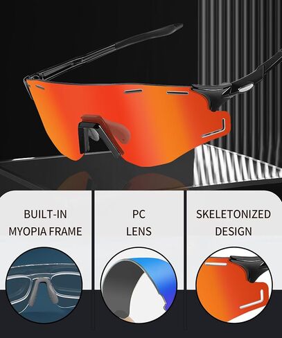 Photochromic Cycling Glasses UV Protection Sports Sunglasses Mountain Bike Sunglasses for Driving Cycling Men Women in Saudi Arabia
