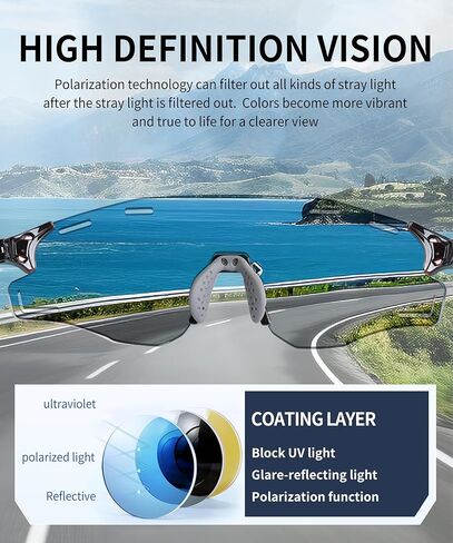 Photochromic Cycling Glasses UV Protection Sports Sunglasses Mountain Bike Sunglasses for Driving Cycling Men Women in Saudi Arabia