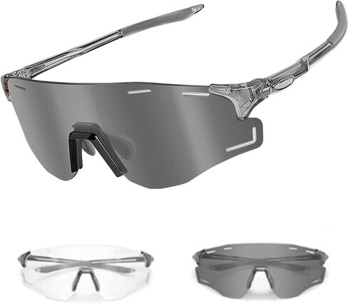 Photochromic Cycling Glasses UV Protection Sports Sunglasses Mountain Bike Sunglasses for Driving Cycling Men Women in Saudi Arabia