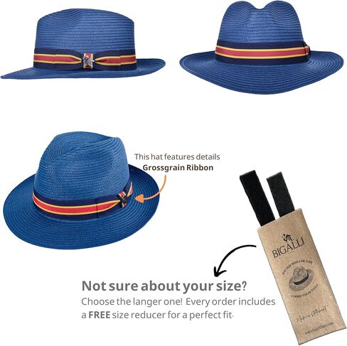 Cuba Paper Braid Sun Hats for Women Men Crushable Beach Hat Center Dent, Grosgrain Ribbon UV SPF 80 in Kuwait