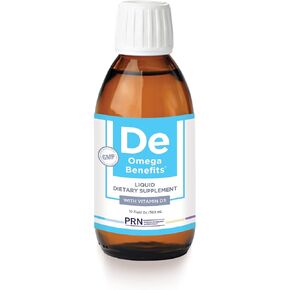 فوائد Prn de Omega السائل - الدعم المتقدم لجفاف العين - 2240 ملغ من مكملات EPA و DHA في شكل الدهون الثلاثية التي أعيد تحفيزها أو RTG - تعزيز عيون صحية مع زيت السمك أوميغا 3 - 60 يومًا in Kuwait