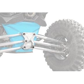 SuperATV Billet Rear Radius Rod Plate for Can-Am Maverick X3 900 / X3 X / X3 Max (See Fitment) | Adds Tow Hook | Strengthens Your Frame | Bolt-On Install in Saudi Arabia