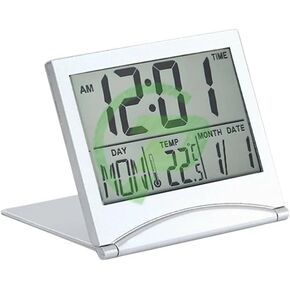 Folding LCD Digital Travel Clock Thermotracker Metier Humidity Tracker Metier Desk Table Weather Station Desk Temperature Ectronic Alarrm Clock in Kuwait
