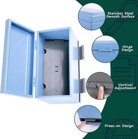 2 Pcs Stainless Steel Pencil Dispenser Pen Holder Back to School Dull Pencil Bucket with 4 sheet Stickers Metal Bucket with Handle for Bulk Pencils Storage Teachers Classroom Supplies (Silver) in Kuwait