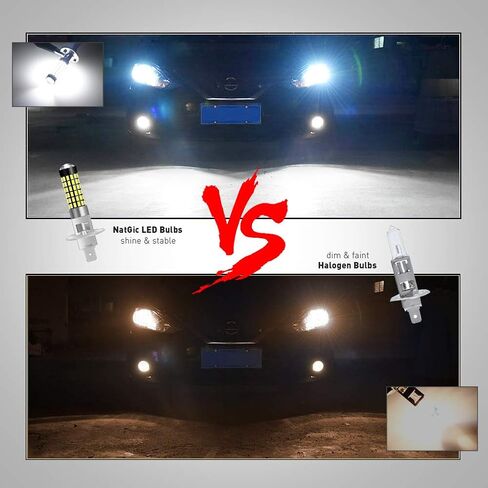 900Lm Xenon White 894 881 886 889 896 898 LED Bulbs With Lens Projector For Fog Light DRL Automotive Driving Lamp Daytime Running Light 3014SMD 78-EX Chipsets, 6500K,12-24V 4W in Saudi Arabia