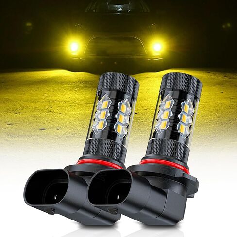 Compatible for Dodge RAM 1500 2500 3500 LED Fog Lights 2003 2004 2005 2006 2007 2008 2009 2010 2011 2012 2013 2014 2015 2016 2017 2018, Yellow DRL Turn Signals Lights, 300% Brightness, Pack of 2 in Saudi Arabia
