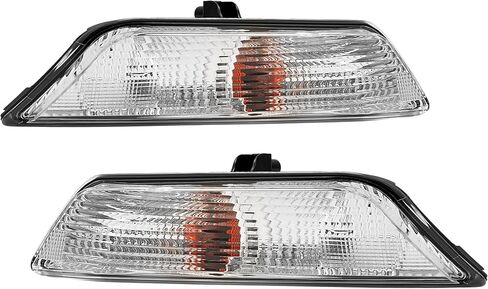 زوج Hecasa LED LED LED Assembly+Halogen Trucf Signal Light متوافق مع 2015-2017 Ford Mustang Front Prabe Fog Lamp Cover Bracket Bracket W/Harness Switch Switch Kit Clear Lh & Rh in Saudi Arabia