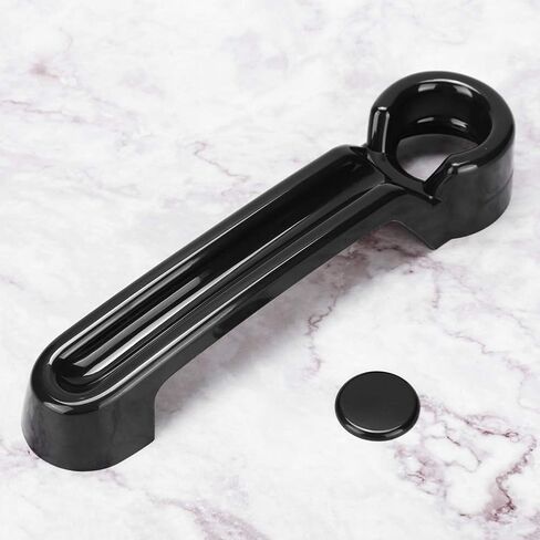 JK Door Handle Gloves Door Handle Accessories 07 17 4 Edition Black Metallic Paint Rustproof Bottom Shell Groove Guard Fade Aging (Black) in Kuwait