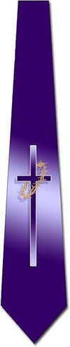 Three Rooker Lent Ties Mens Religious Necktie Christian Tie for Men Cross Necktie Faith Ties in Saudi Arabia