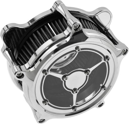 Motorcycle Clarity Air Cleaner Chrome Intake Filter in Saudi Arabia