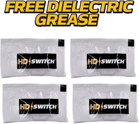 HD Switch 4 Pack Relaring 12V Relay يحل محل John Deere AM123716 Hella - مع شحم عازل ، 50 Amp & LED ترقية in Kuwait