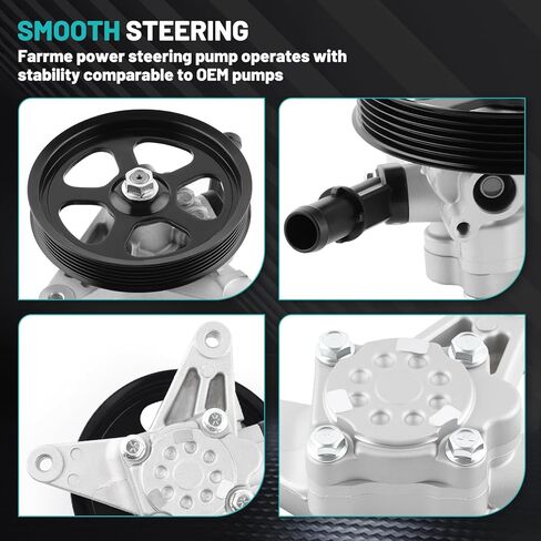 21-5441 Power Steering Pump with Pulley Fit for Honda Pilot 3.5L 05-08,for Acura TL 3.2L 04-08,for Acura TL 3.5L 07-08 Automotive Replacement Power Steering Pumps 56110RDAA01 Power Assist Pump in Saudi Arabia