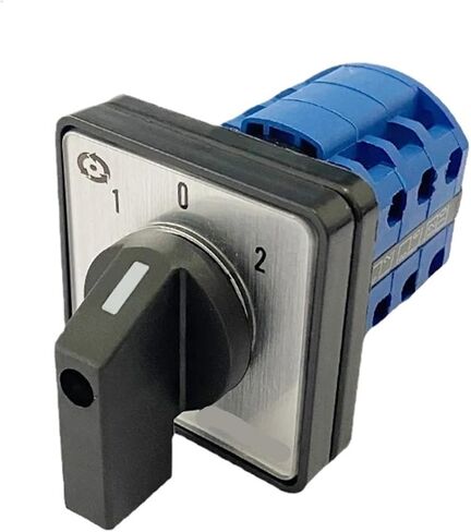 DIN Rail Mounted Cam Switch 2/3/4/6/7 Position 20A 660V 3 Poles Rotary Changeover switches LW26-20 LW28-20 YMW26-20/3(AUTO-Off-Man) in Saudi Arabia