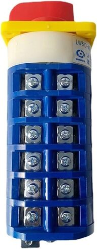 LW5-40/6 Cam Switch 40A 690V 24 Terminals DIY Rotary Changeover Switches Control Different Loads Silver Contact in Saudi Arabia