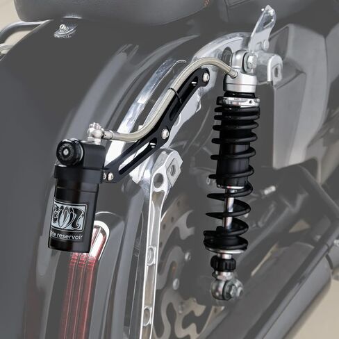 TCMT Remote Reservoir Rear Suspension Shocks Fit For Harley Touring Road Glide Road King Street Glide 2014-2024 in Saudi Arabia