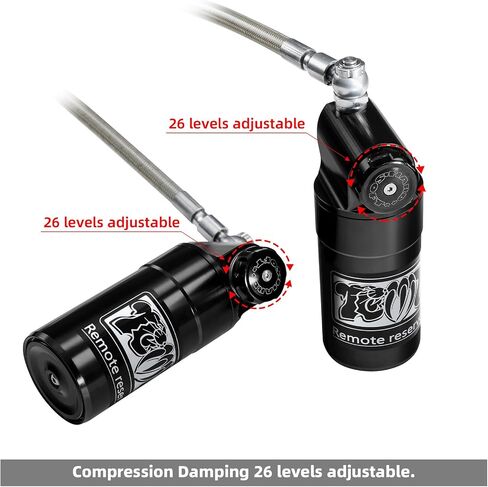 TCMT Remote Reservoir Rear Suspension Shocks Fit For Harley Touring Road Glide Road King Street Glide 2014-2024 in Saudi Arabia