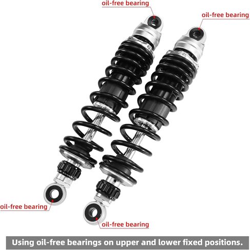 TCMT Remote Reservoir Rear Suspension Shocks Fit For Harley Touring Road Glide Road King Street Glide 2014-2024 in Saudi Arabia